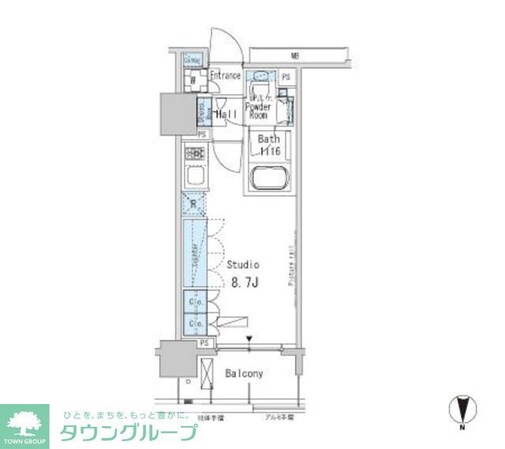 パークアクシス蒲田ステーションゲートの物件間取画像